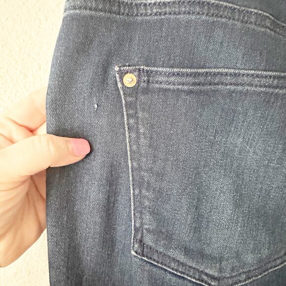Pilcro the Icon Flare Jean Patch Pockets Women’s Size 32‎ mid-dark wash - Picture 7 of 16